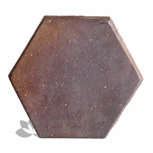 Gạch đất nung terracotta 03 lục giác 20x23 cm(nâu cà phê)