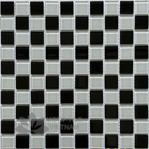 Gạch mosaic thủy tinh 25x25x4mm MT-MH 2592