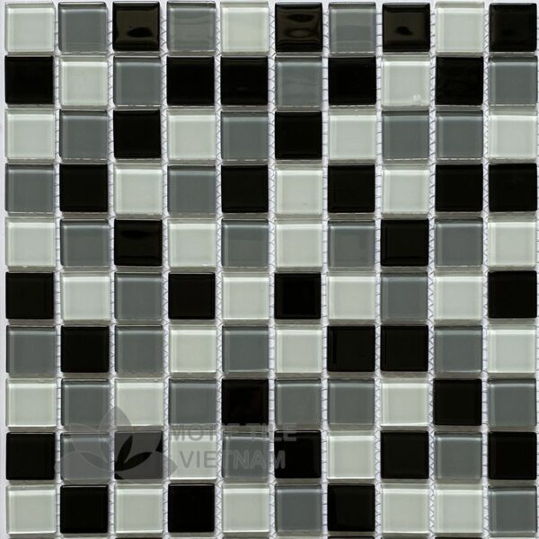 Gạch mosaic thủy tinh 25x25x4mm MT-MH 2596