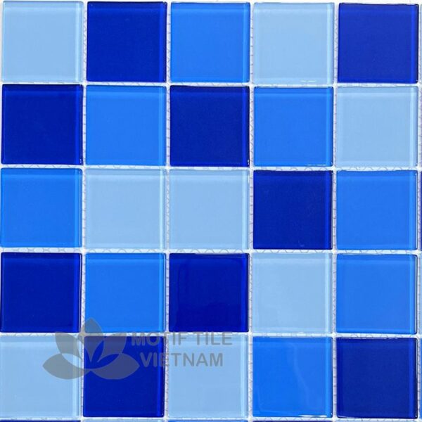 Gạch mosaic thủy tinh 48x48x4mm MT-MH 4818