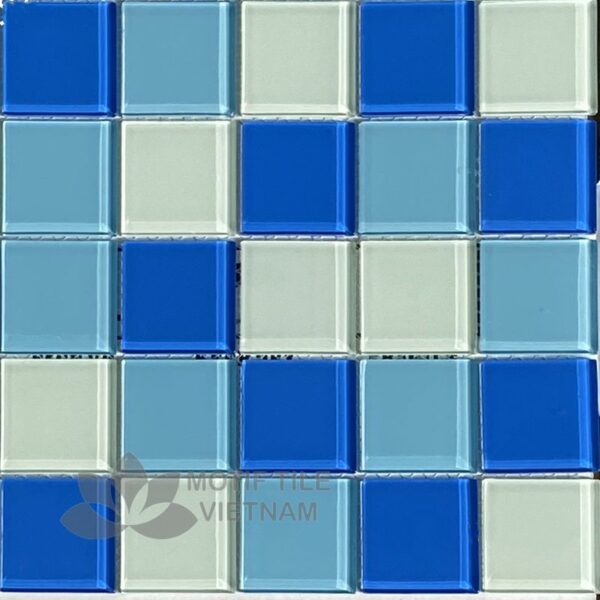 Gạch mosaic thủy tinh 48x48x4mm MT-MH 4822