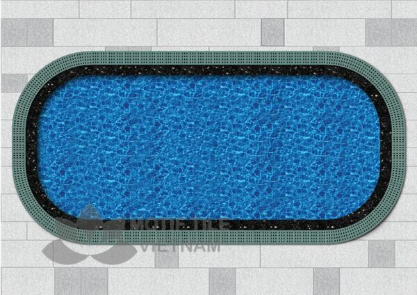 Nắp mương bể bơi Grating Ceramics 87-105x177x20mm MT-NMC1775473