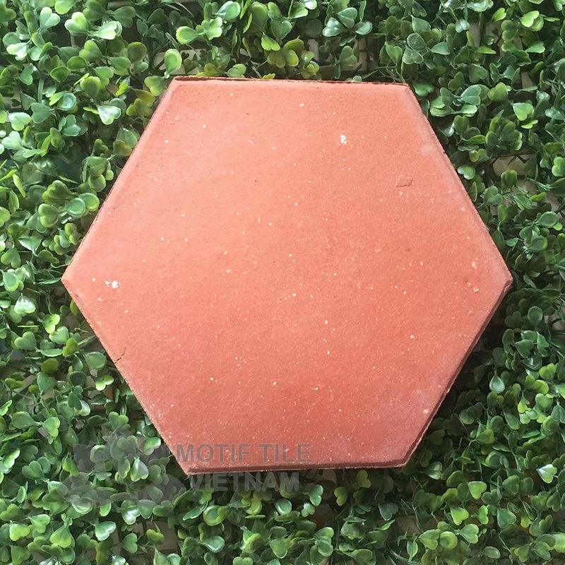 Gạch đất nung terracotta 01 lục giác 20x23 cm(Kem vàng) - Gạch giả ...